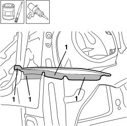 R.R. REAR WING LOWER FRAME