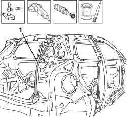 R.R. REAR LIGHT CLUSTER HOUSING