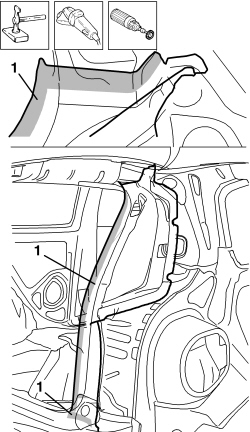 R.R. REAR LIGHT CLUSTER HOUSING