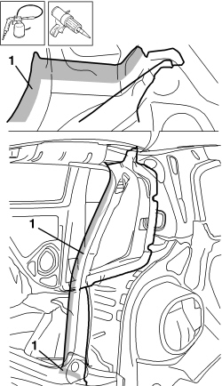 R.R. REAR LIGHT CLUSTER HOUSING