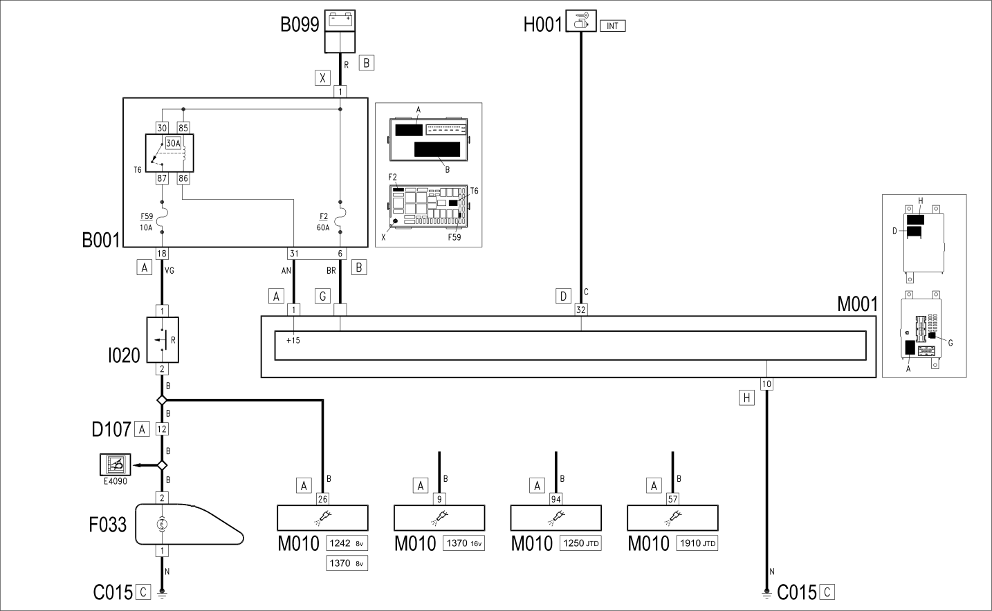 REVERSING LIGHTS - WIRING DIAGRAM