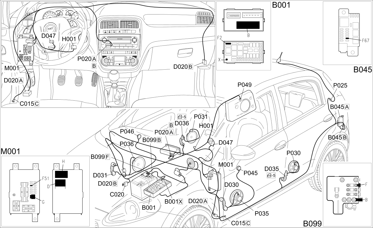 RADIO - COMPONENT LOCATION
