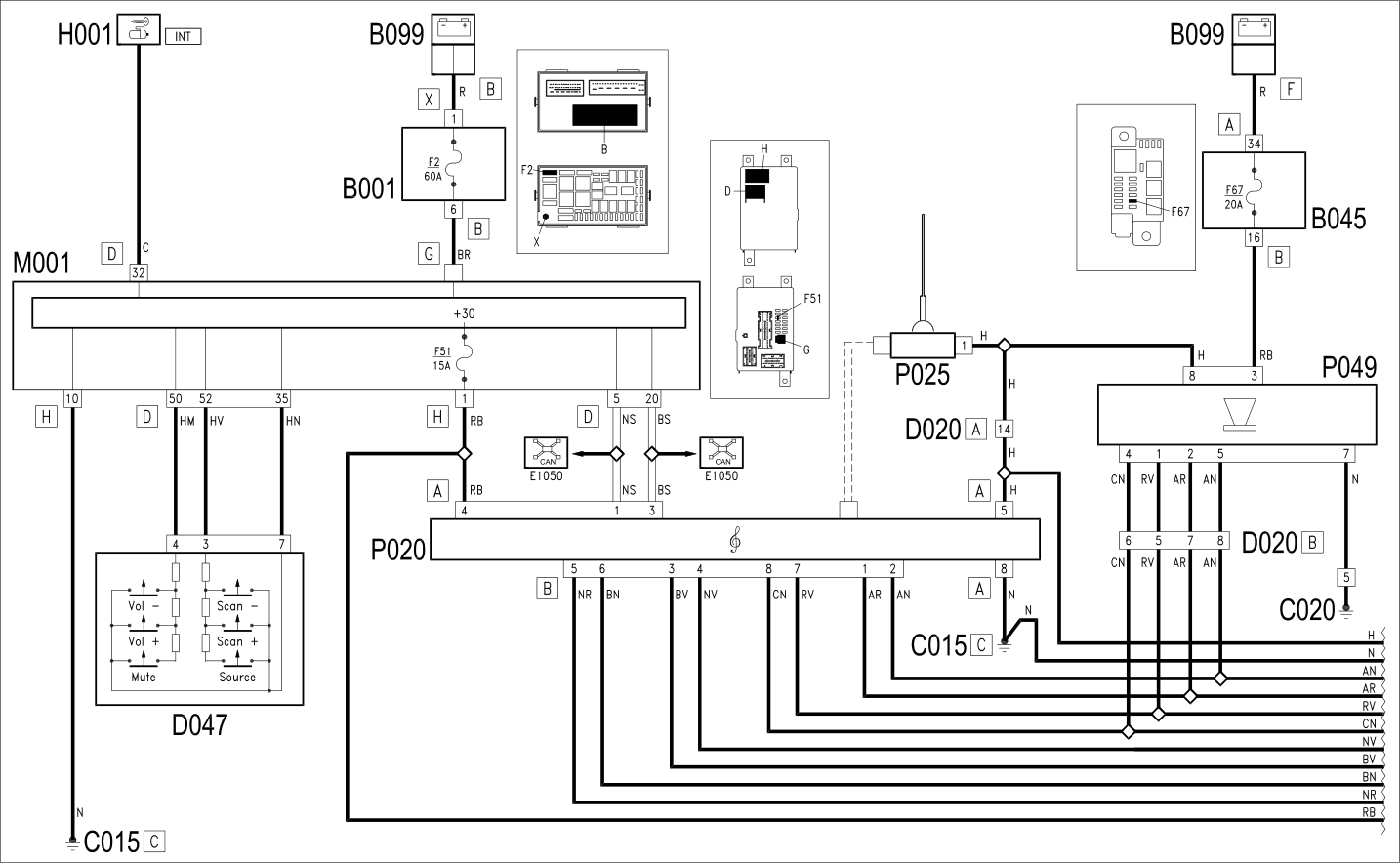 RADIO - WIRING DIAGRAM