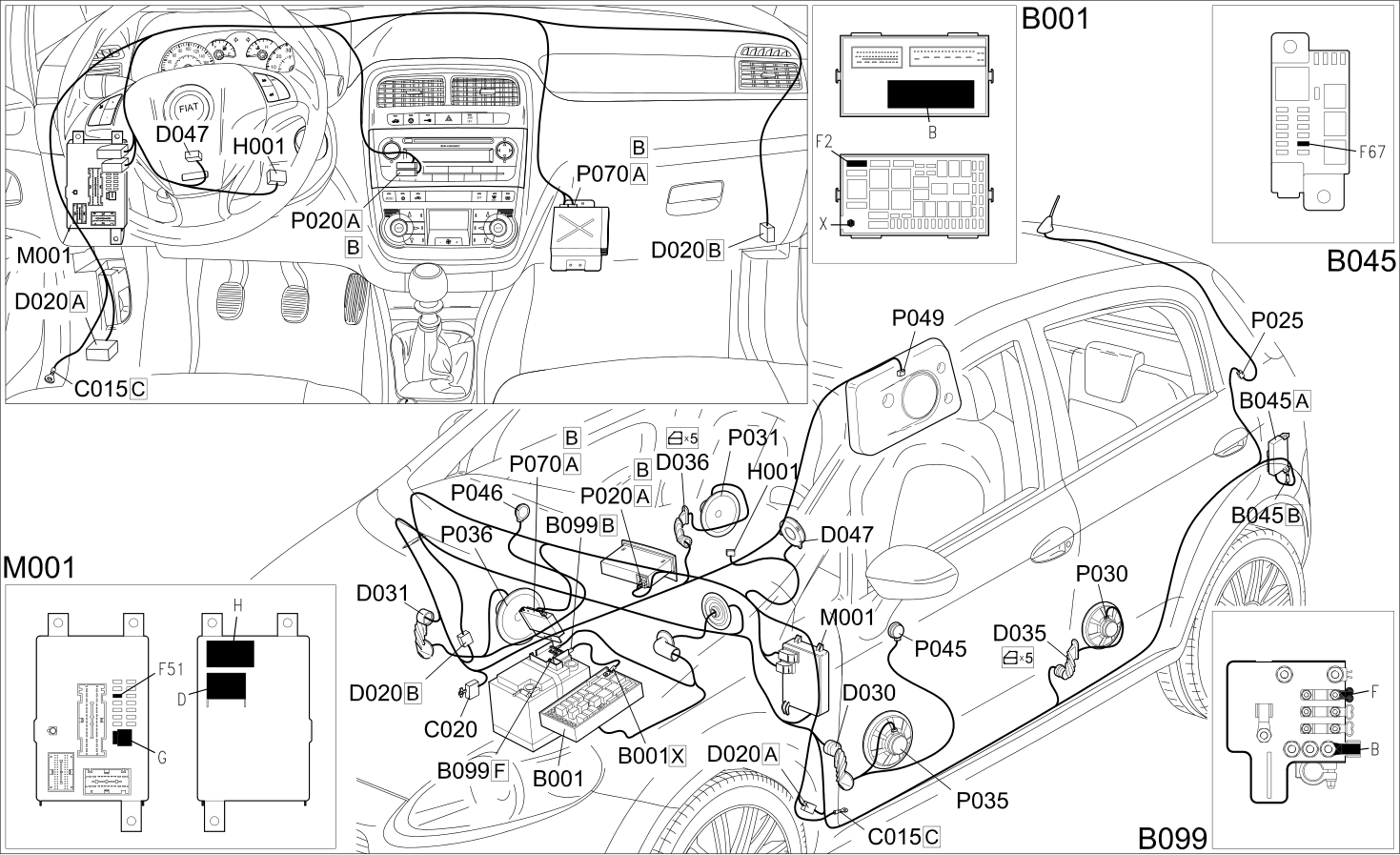RADIO - COMPONENT LOCATION
