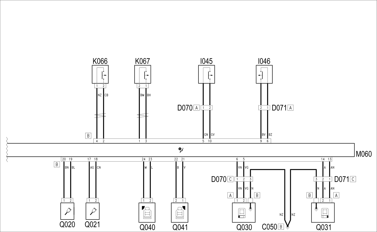 AIR BAG - WIRING DIAGRAM