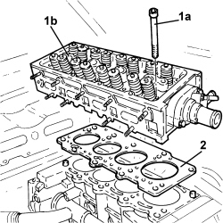 SINGLE CYLINDER HEAD - R.R. AND REPLACE GASKET