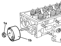 SINGLE CYLINDER HEAD, REMOVED - OVERHAUL