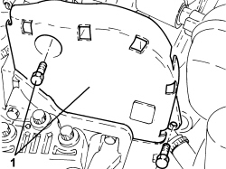 TIMING SYSTEM FRONT PROTECTIVE COVER (UPPER PART) - R.R.