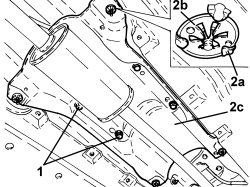 EXHAUST PIPE INTERMEDIATE HEAT SHIELD R R