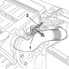 Crankcase vapour/gas recirculation system