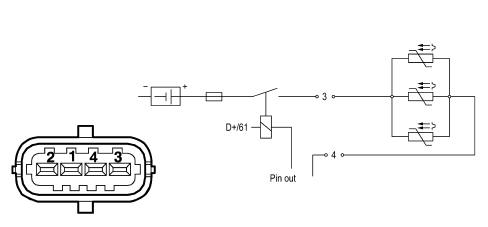 Pressure pump electric control
