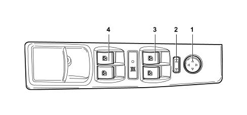 Front electric windows