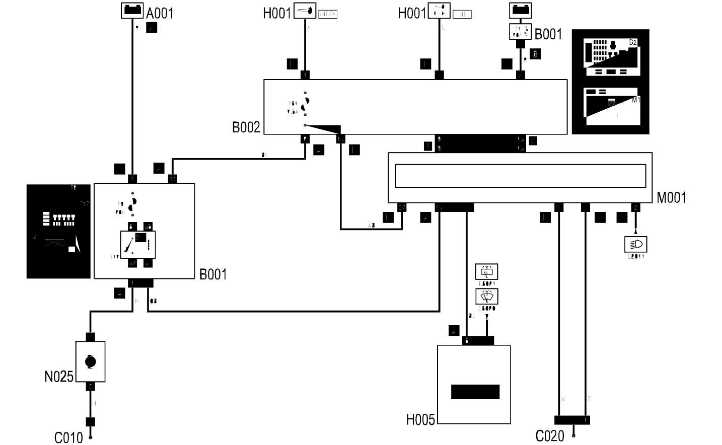 HEADLAMP WASHER - Wiring diagram