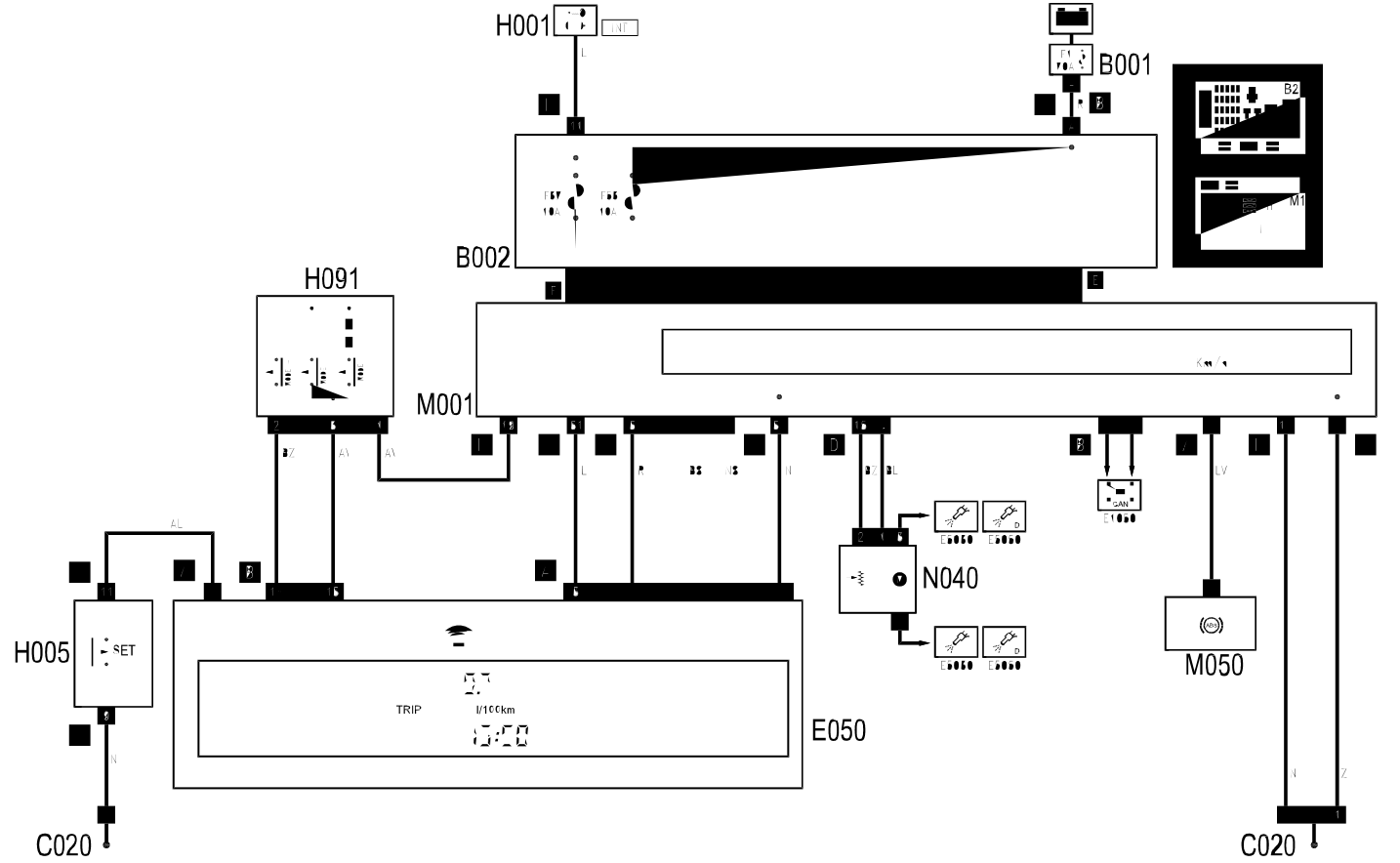 TRIP COMPUTER - Wiring diagram