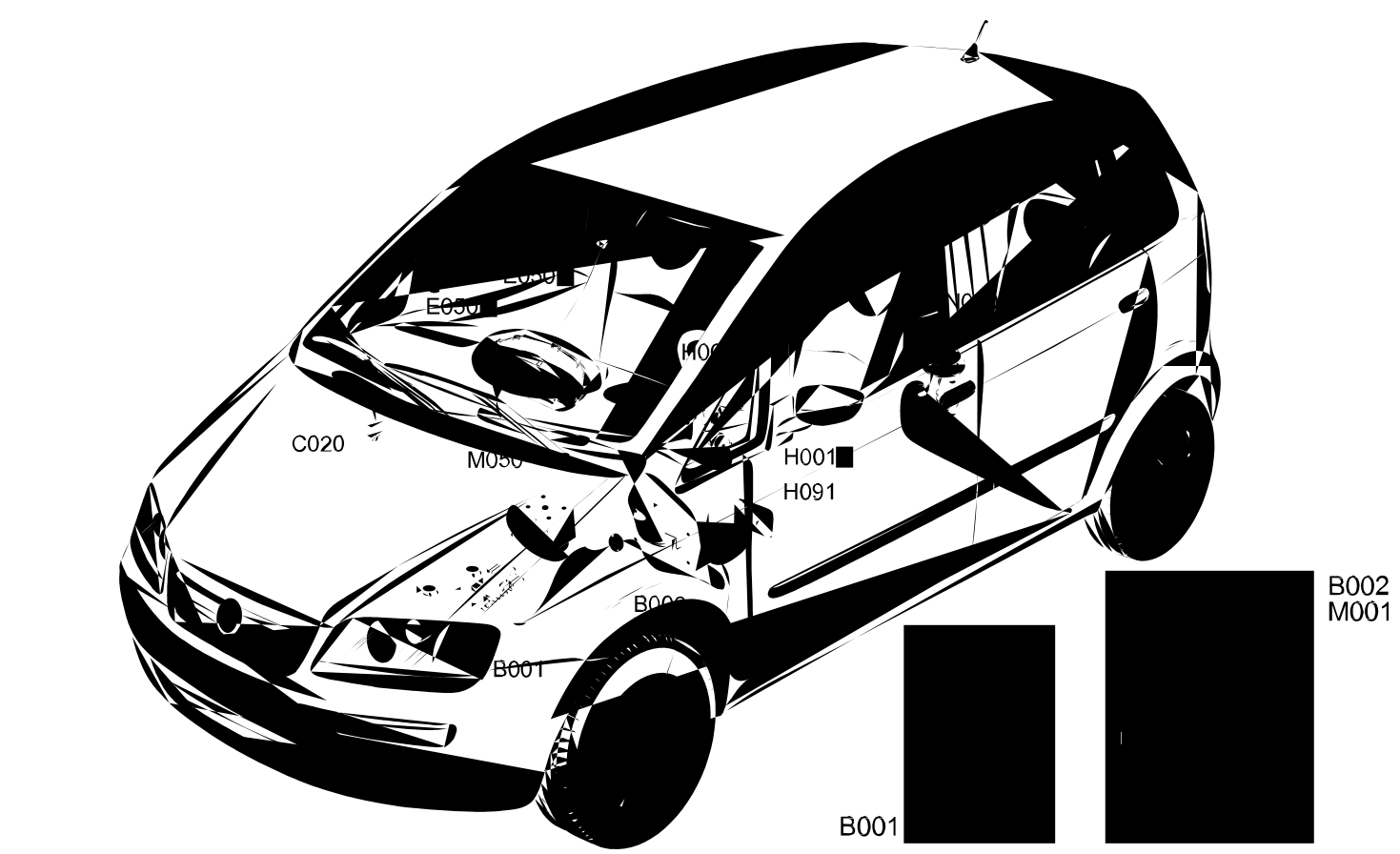 TRIP COMPUTER - Location of components