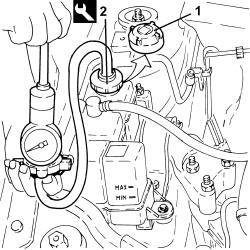 Cooling system - tightness test