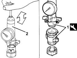 Cooling system - tightness test