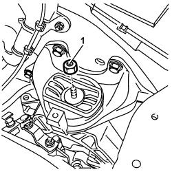 Gear box left rigid mount - r r