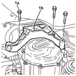Gear box left rigid mount - r r