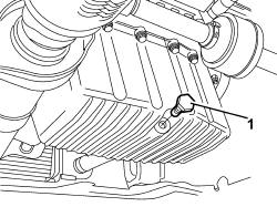 Engine oil drain plug - replace
