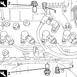 Camshaft idler gears - replace