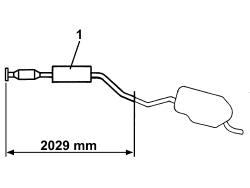 Front exhaust silencer - r + r