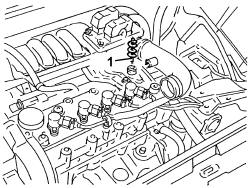 Engine oil vapour recirculation flame trap - repl.