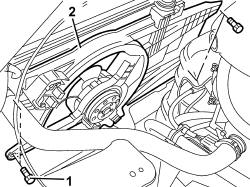 Radiator cooling fan - r + r