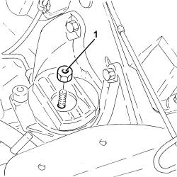 Gear box left rigid mount - r r