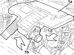 Timing system cover oil seal - replace