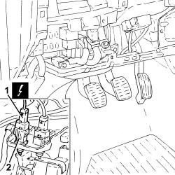 Clutch pedal switch - r r