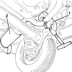 Rear exhaust silencer - r + r