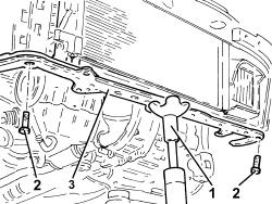 Engine cooling radiator support beam - r r