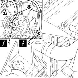 Radiator cooling fan - r + r