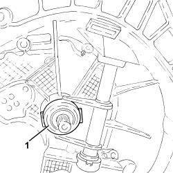 Thrust bearing - r + r with gearbox removed