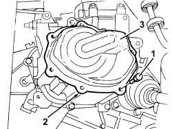 Gearbox rear cover - r + r.