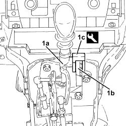 Gear engagement cable - r r