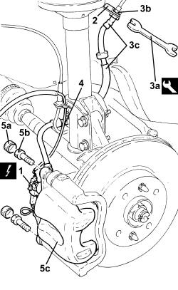 FRONT BRAKE CALIPER (one) - R.R.