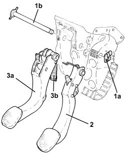 Pedal unit assembly - dismantle rebuild at bench