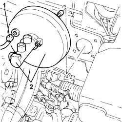 Brake servo/brake pump assembly - r r