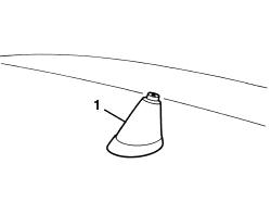 Radio aerial support - r r