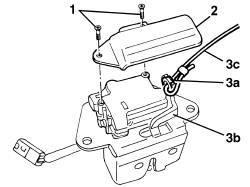 EMERGENCY CONTROL for opening tailgate - R.R.