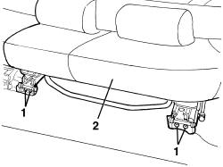 LEFT SLIDING REAR SEAT - R.R.