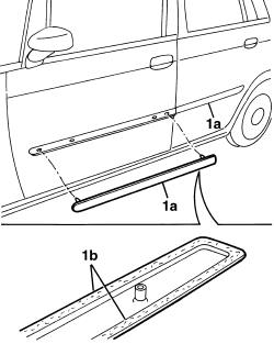 Scuff panel side moulding (one) - r+r