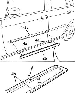 Scuff panel side moulding (one) - r+r