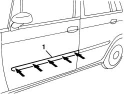 Scuff panel side moulding (one) - r+r