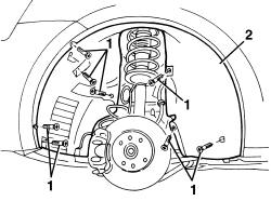 Left front WHEEL ARCH LINER - R.R.