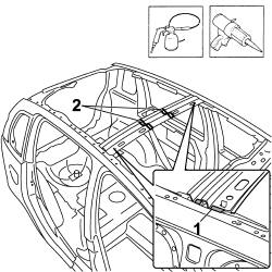 R.R. ROOF SUPPORT CROSSMEMBER