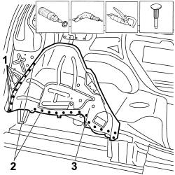 R.R. REAR WHEEL ARCH LINER