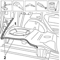 R.R. REAR WHEEL ARCH LINER